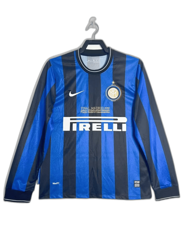 Inter Milan 2010 I Home Jersey - Long Sleeve Retro Version - FutStore