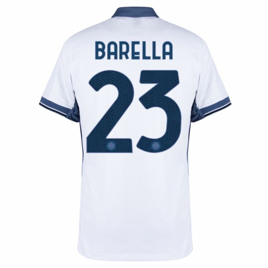 Inter Milan Barella 23 Away 2024/25 Patches UCL UEFA Foundation (Official Printing) - FutStore