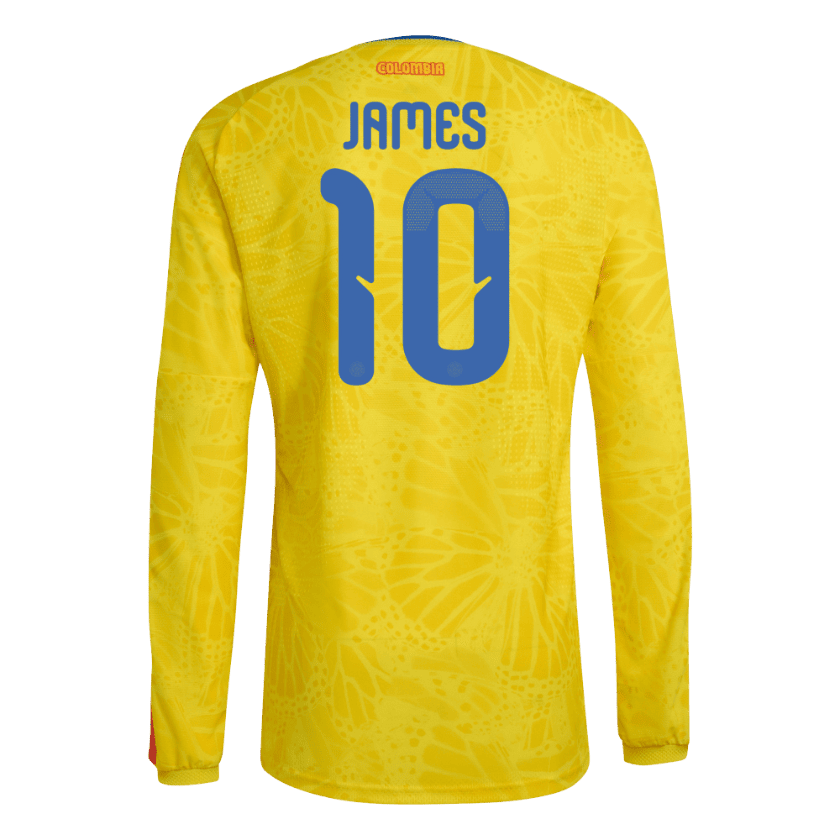 James Rodriguez Long Sleeve Colombia Home - Fan Version World Cup 2026 - FutStore