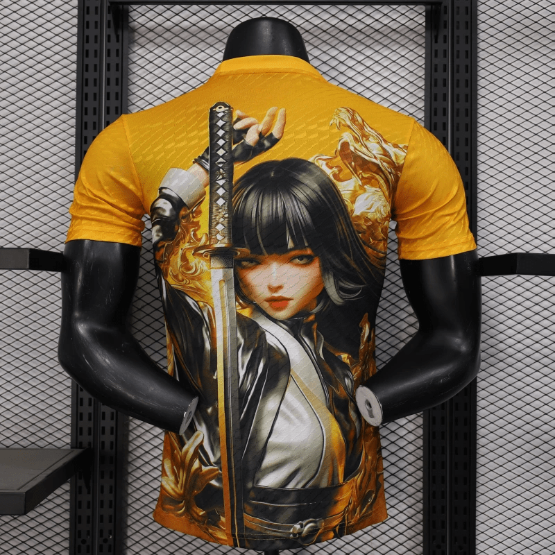 Japan 25/26 Anime Special Edition Jersey - Orange - Player Version - Slim Fit - FutStore