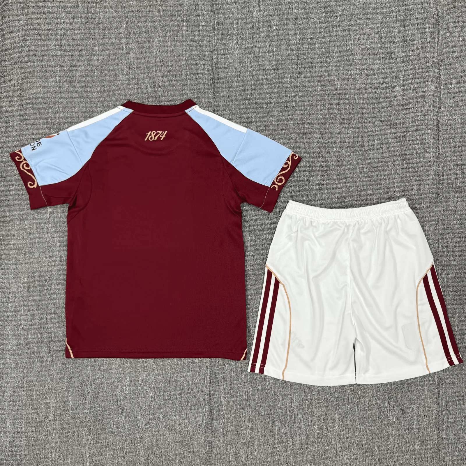 Kids Aston Villa Home Kit 2025/26 - FutStore