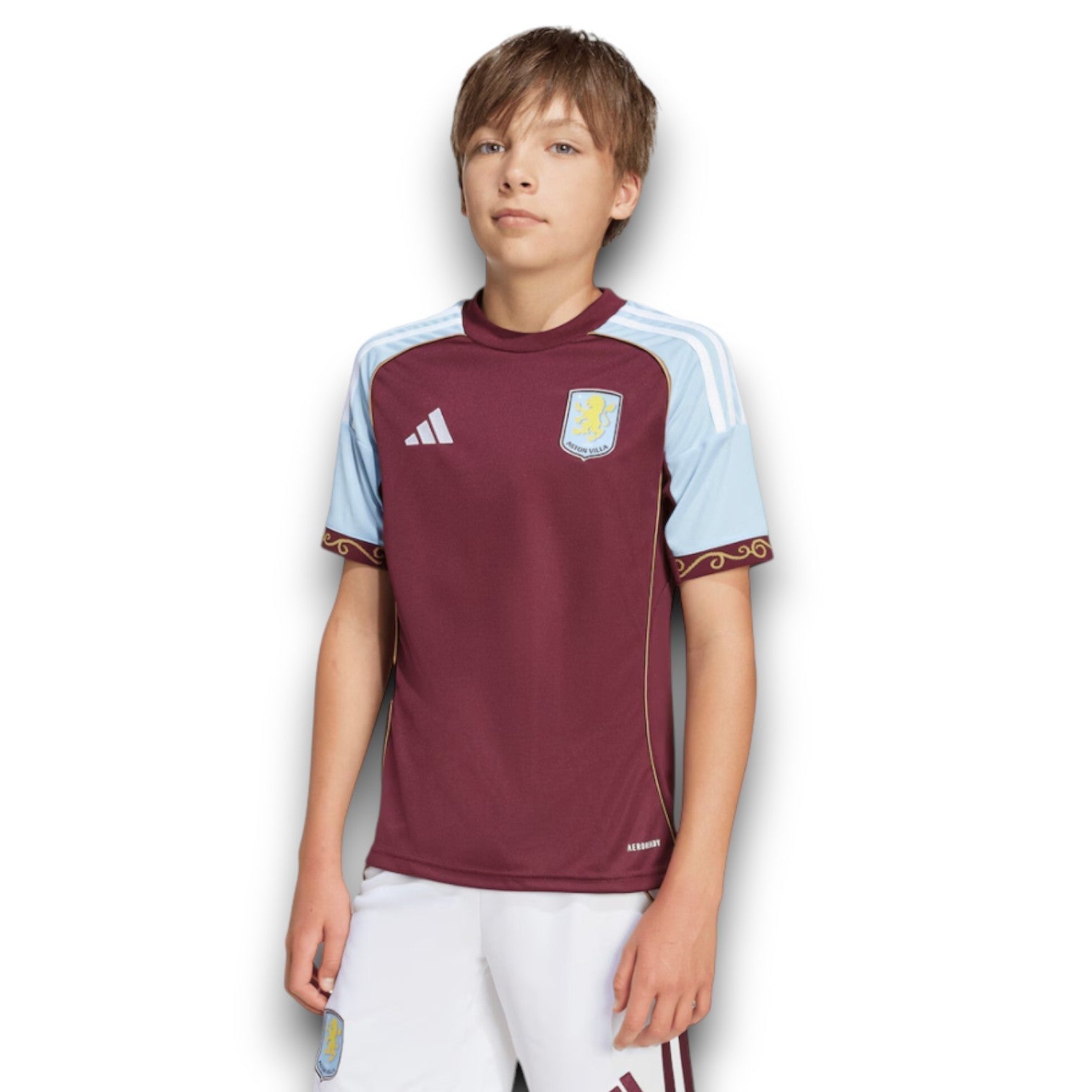 Kids Aston Villa Home Kit 2025/26 - FutStore