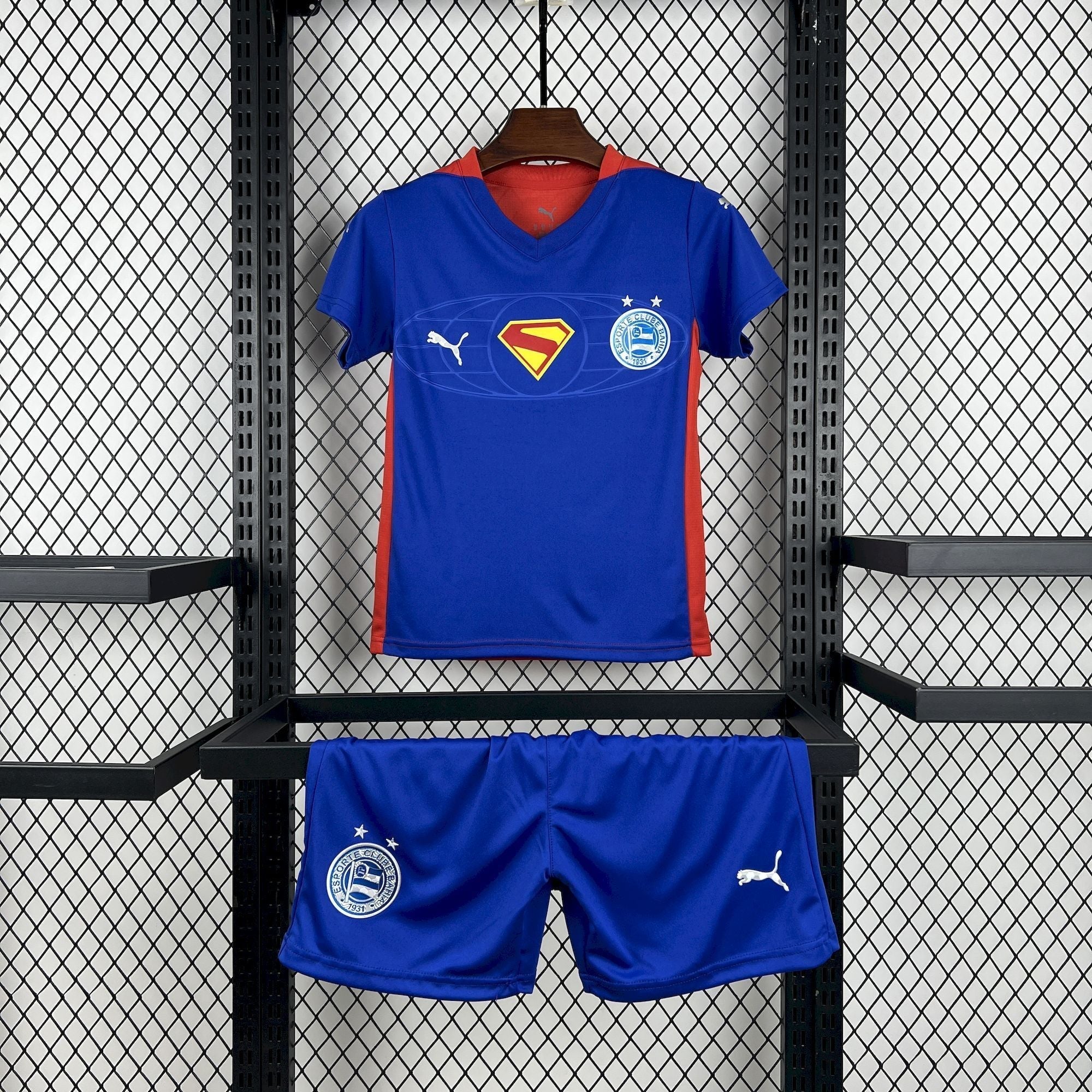 Kids Bahia 2025/26 Superman Collaboration Kit Infantil - FutStore