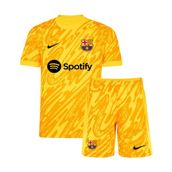 Kids Barcelona Goalkeeper Jersey 2024/25 - FutStore