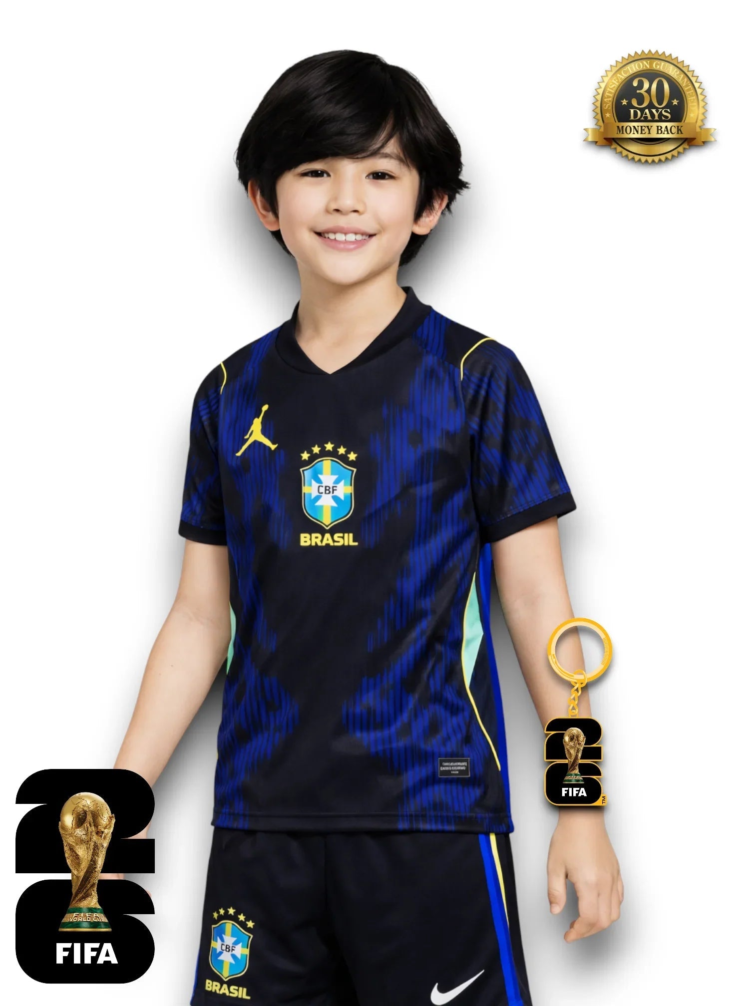 Kids Brazil World Cup Away 2026 - FutStore