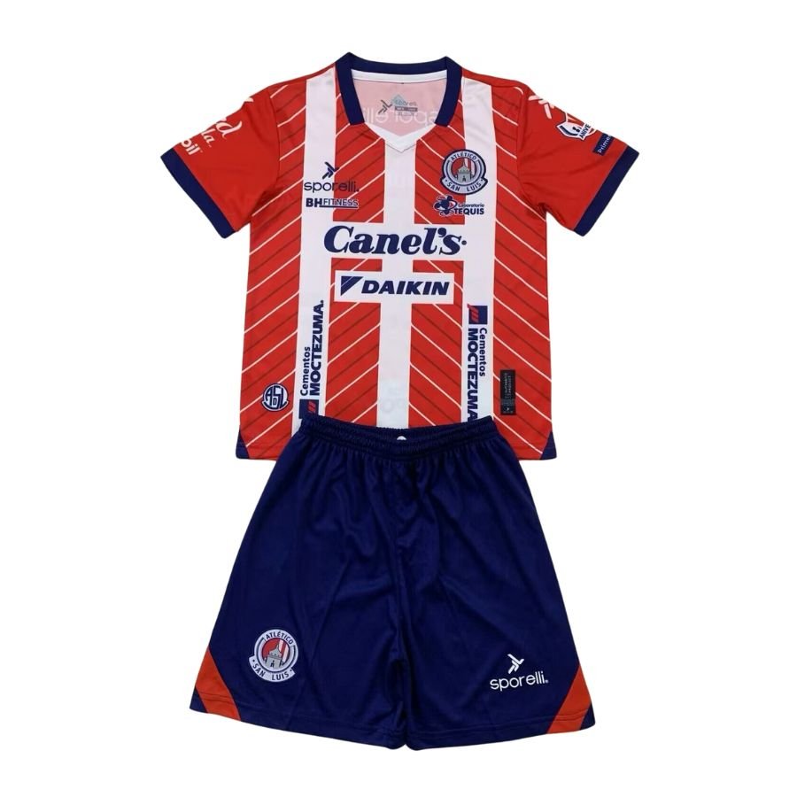 Kids KIT Atlético San Luis Home Fan Jersey 2024/25 - FutStore