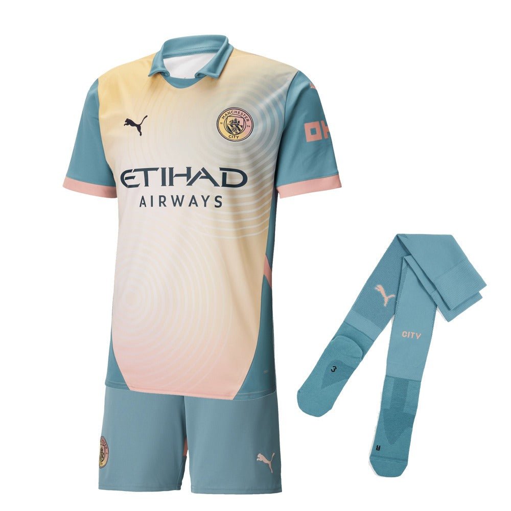 Kids KIT Manchester City Fourth Jersey 2024/25 - FutStore