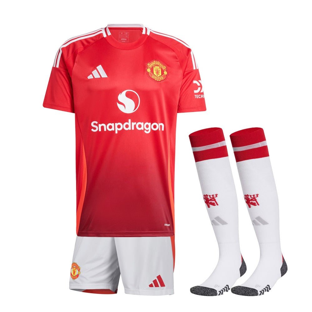 Kids KIT Manchester United Home Jersey 2024/25 - FutStore