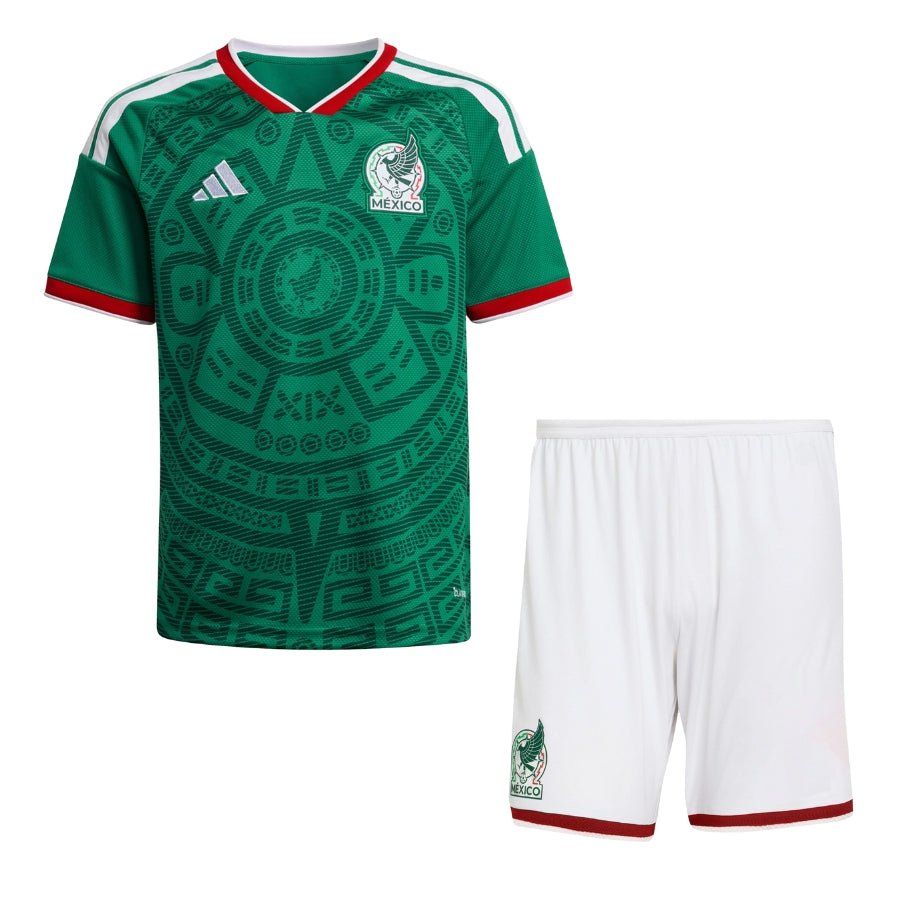Kids Kit Mexico Home Fan Jersey Shirt 2026 World Cup - FutStore