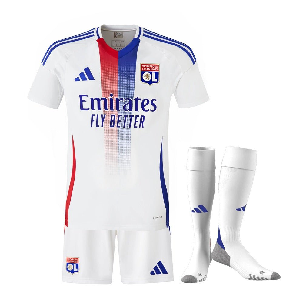 Kids KIT Olympique Lyonnais Home Jersey 2024/25 - FutStore