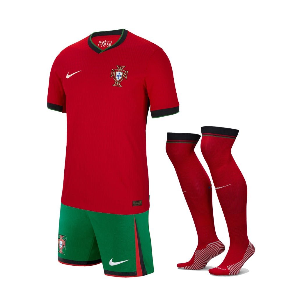 Kids KIT Portugal Home Jersey 2024/25 - FutStore
