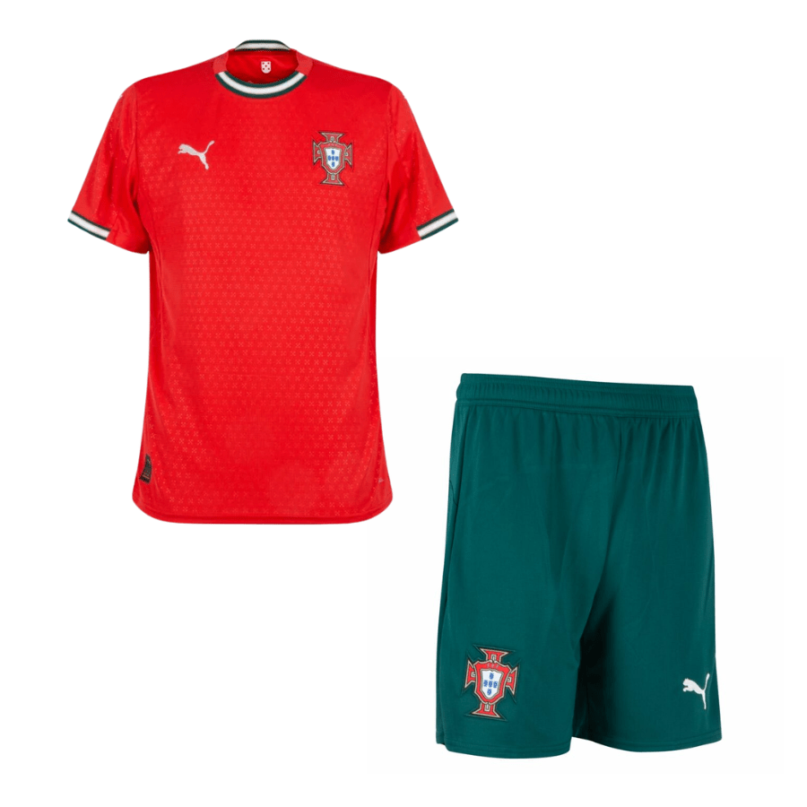 Kids Kit Portugal Home Jersey 2025/26 - FutStore