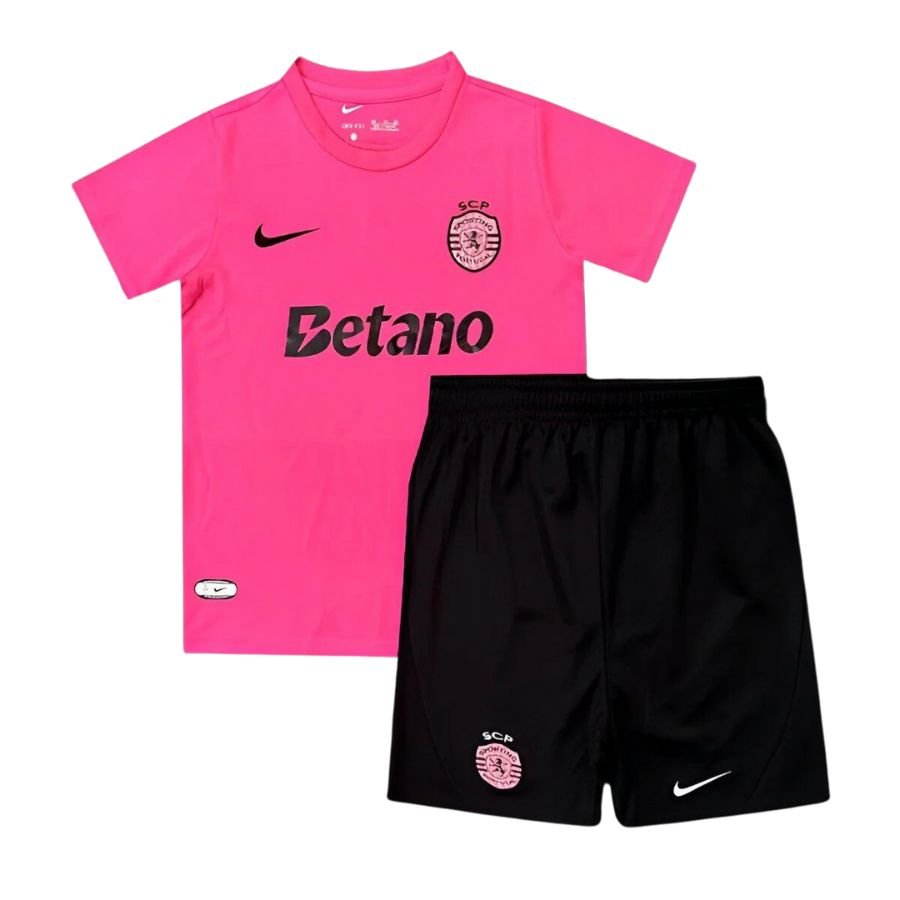 Kids KIT Sporting Pink October Jersey 2024/25 - FutStore