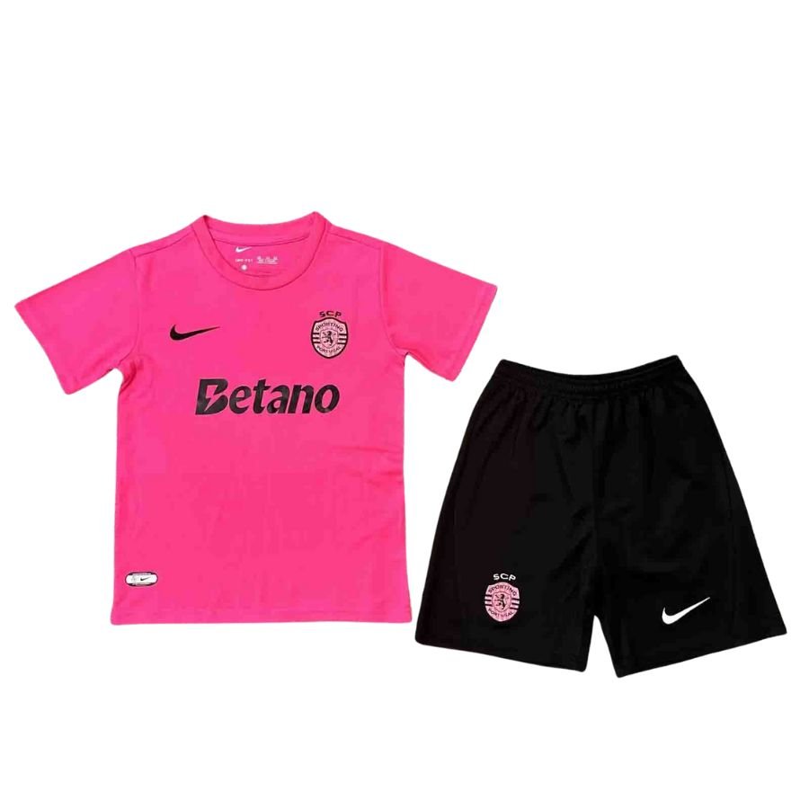 Kids KIT Sporting Pink October Jersey 2024/25 - FutStore
