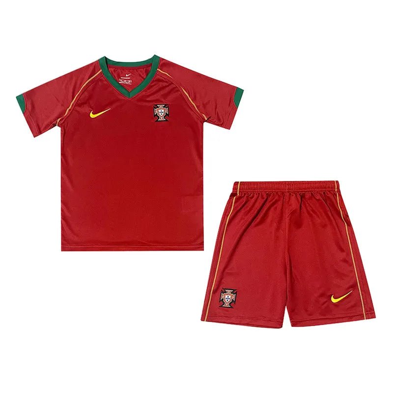 Kids Retro Portugal Home Jersey 2006 - FutStore