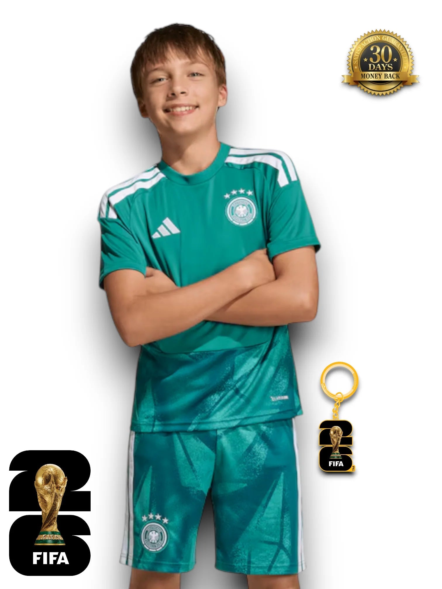 Kit Kids Germany World Cup 2026 Goalkeeper Jersey - FutStore