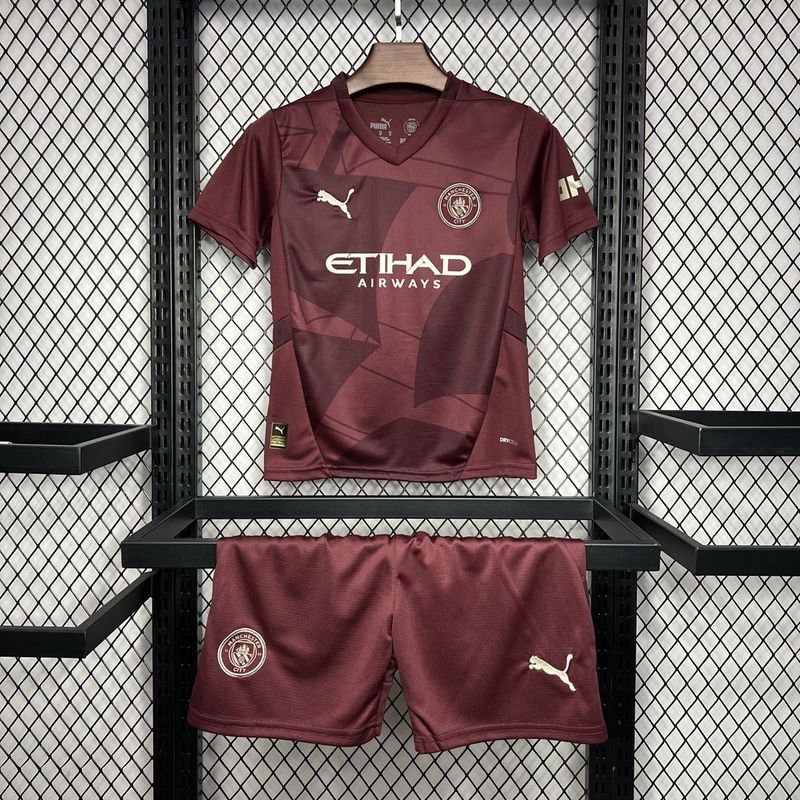 Kit Kids Manchester City Third Jersey 2024/25 - FutStore
