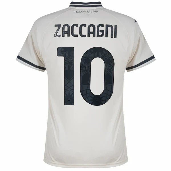 Lazio Away Zaccagni 10 Fan Jersey 2025/26 Official Printing - FutStore