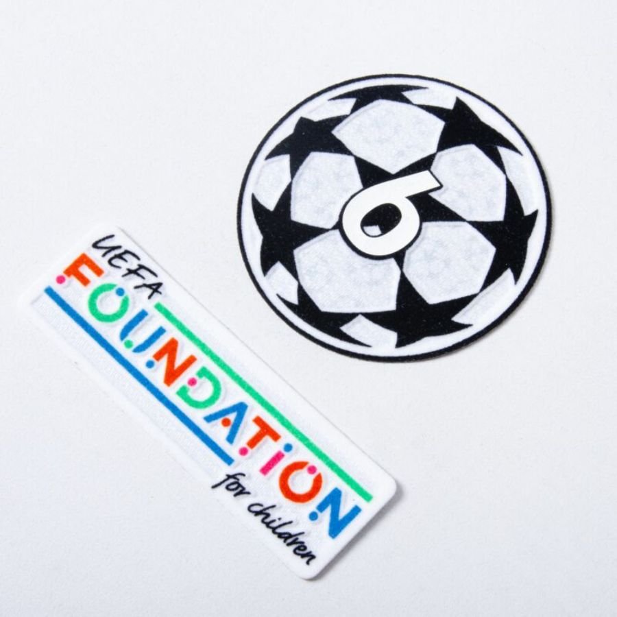 Liverpool Darwin 9 Home 2024/25 Patches UCL UEFA Foundation (Official Printing) - FutStore