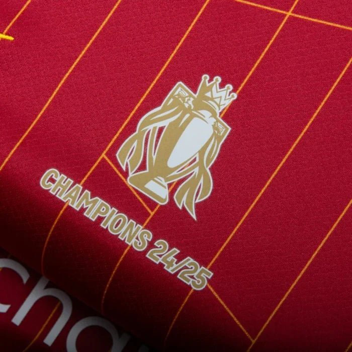 Liverpool Home Fan Jersey 2025/26 Trophy Print - FutStore