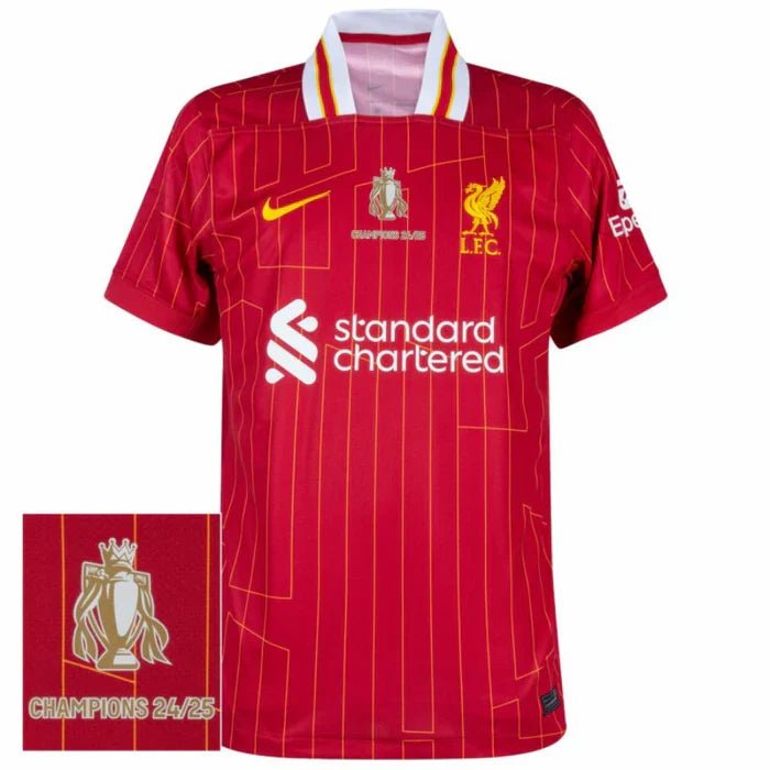 Liverpool Home Fan Jersey 2025/26 Trophy Print - FutStore
