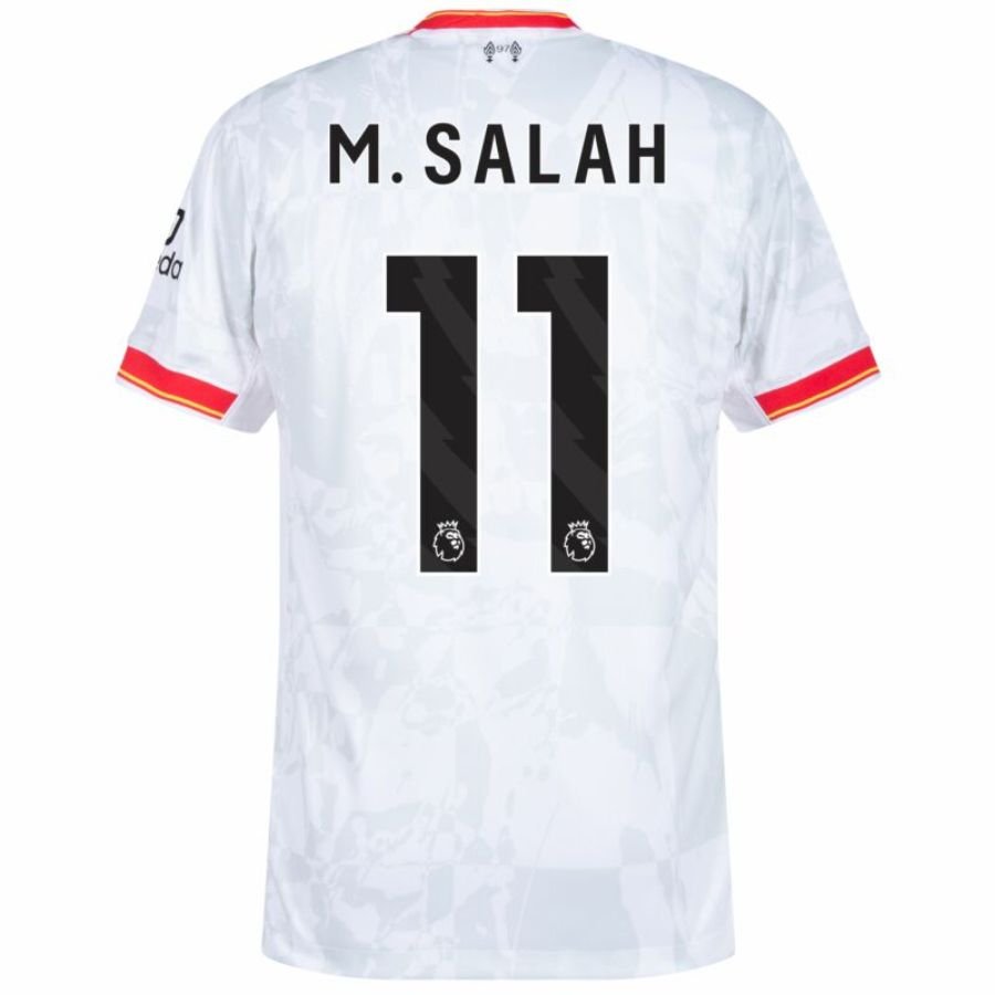 Liverpool Mohamed Salah 11 Away 2024/25 Patches UCL UEFA Foundation (Official Printing) - FutStore