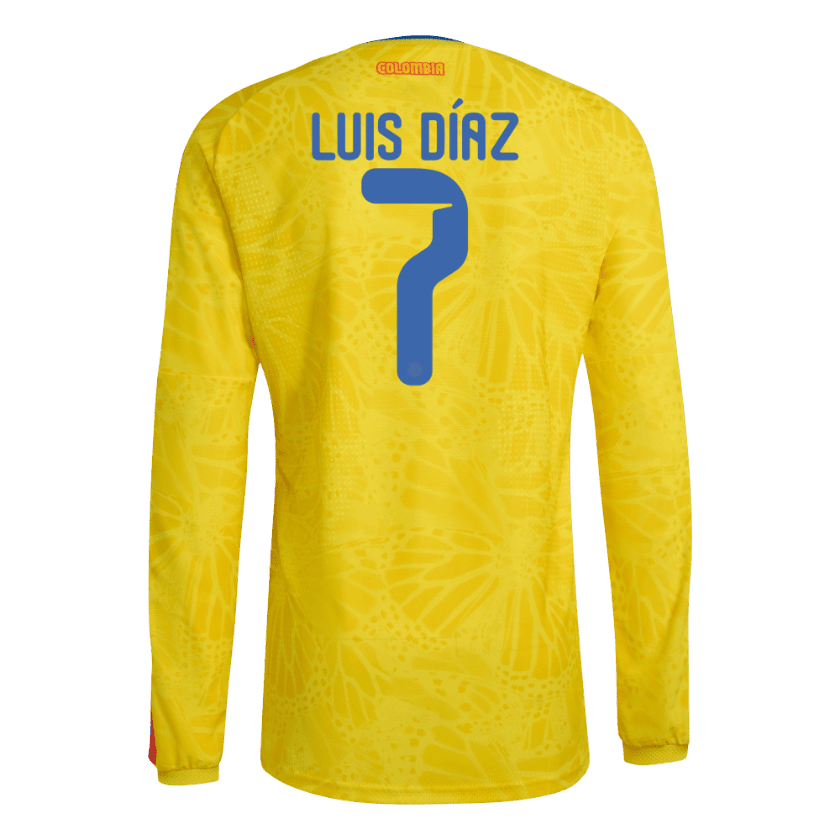 Luis Diaz Long Sleeve Colombia Home - Fan Version World Cup 2026 - FutStore