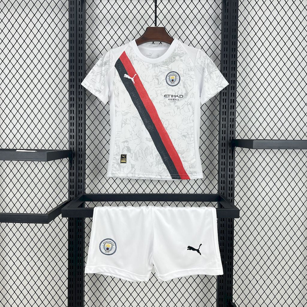 Manchester City 2025/26 Away Kids Kit - FutStore