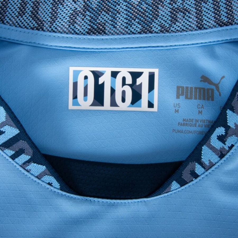 Manchester City Home 2024/25 Patches UCL UEFA Foundation (Official Printing) - FutStore