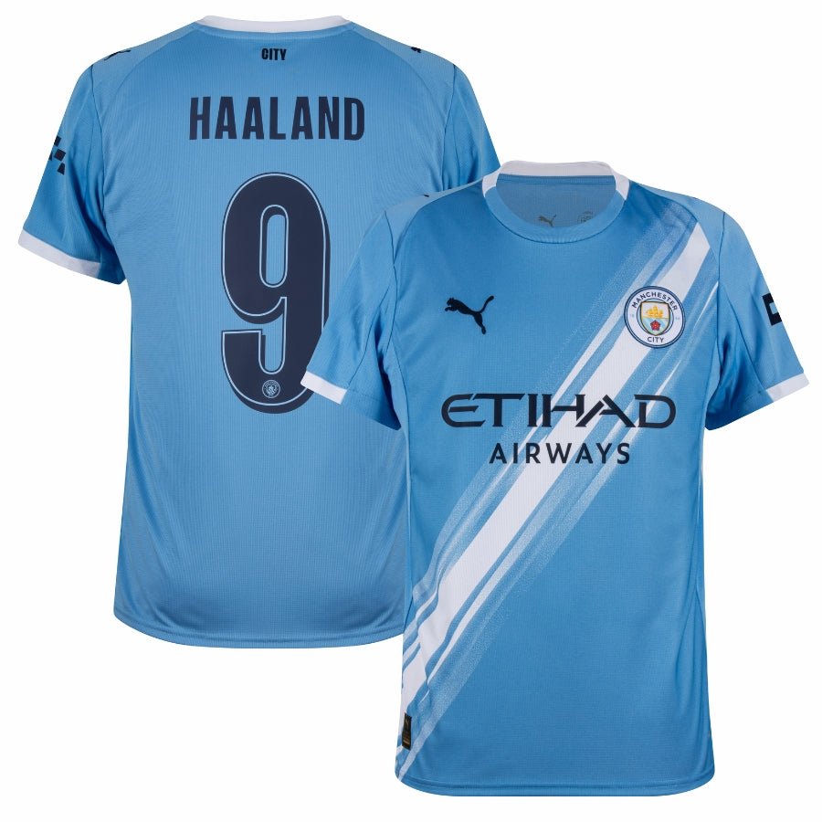 Manchester City Home Haaland 9 Fan Jersey 2025/26 - FutStore