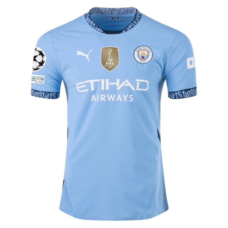 Manchester City UCL 24/25 I Home Jersey - Player Version - Slim Fit - FutStore