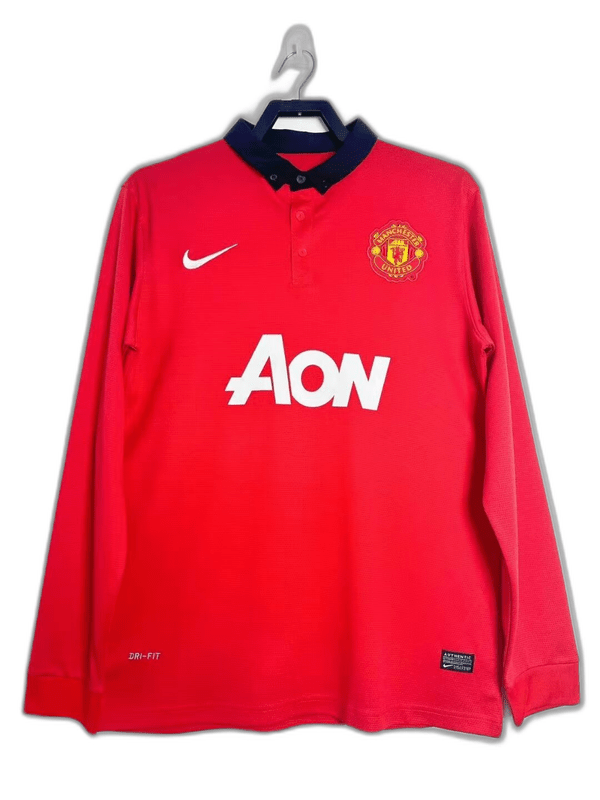 Manchester United 13/14 I Home Jersey - Long Sleeve Retro Version - FutStore