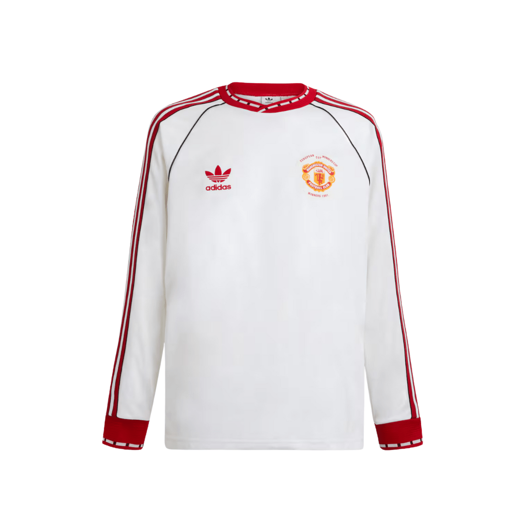 Manchester United Bring Back 1991 Away Long Sleeve Jersey White - FutStore