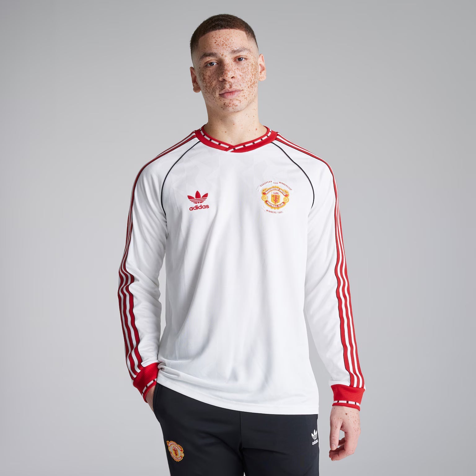 Manchester United Bring Back 1991 Away Long Sleeve Jersey White - FutStore