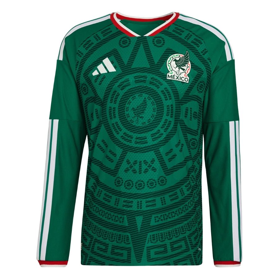 Mexico Home Authentic Player [Slim Fit] Player [Slim Fit] Player [Slim Fit] Player Long Sleeve Shirt 2026 World Cup - FutStore