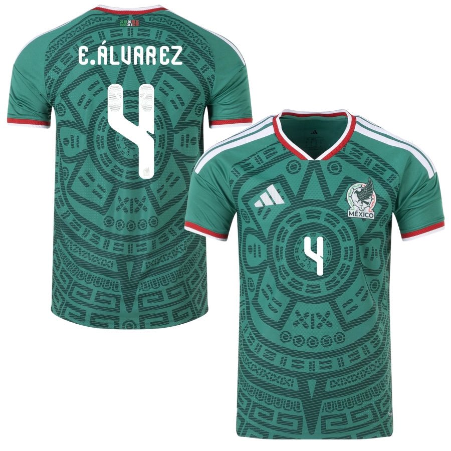 Mexico Home E.ÁLVAREZ 4 Authentic Player [Slim Fit] Player [Slim Fit] Player [Slim Fit] Player Shirt 2026 World Cup - FutStore