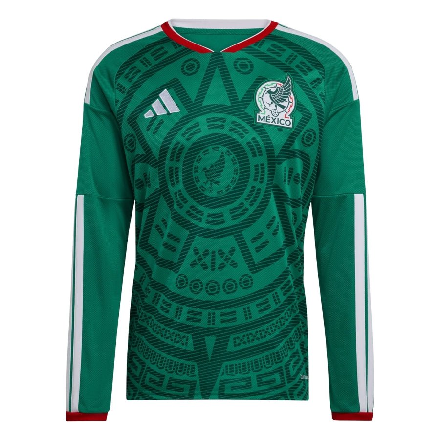 Mexico Home Fan Jersey Long Sleeve Shirt 2026 World Cup - FutStore