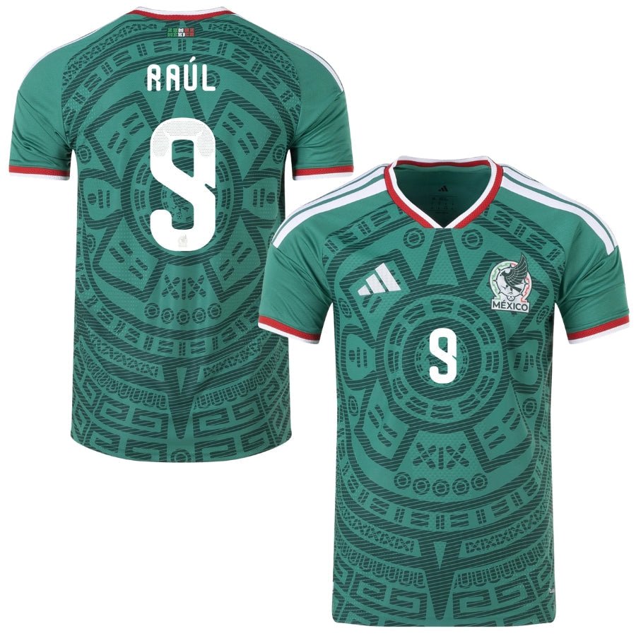 Mexico Home RAÚL 9 Authentic Player [Slim Fit] Player [Slim Fit] Player [Slim Fit] Player Shirt 2026 World Cup - FutStore