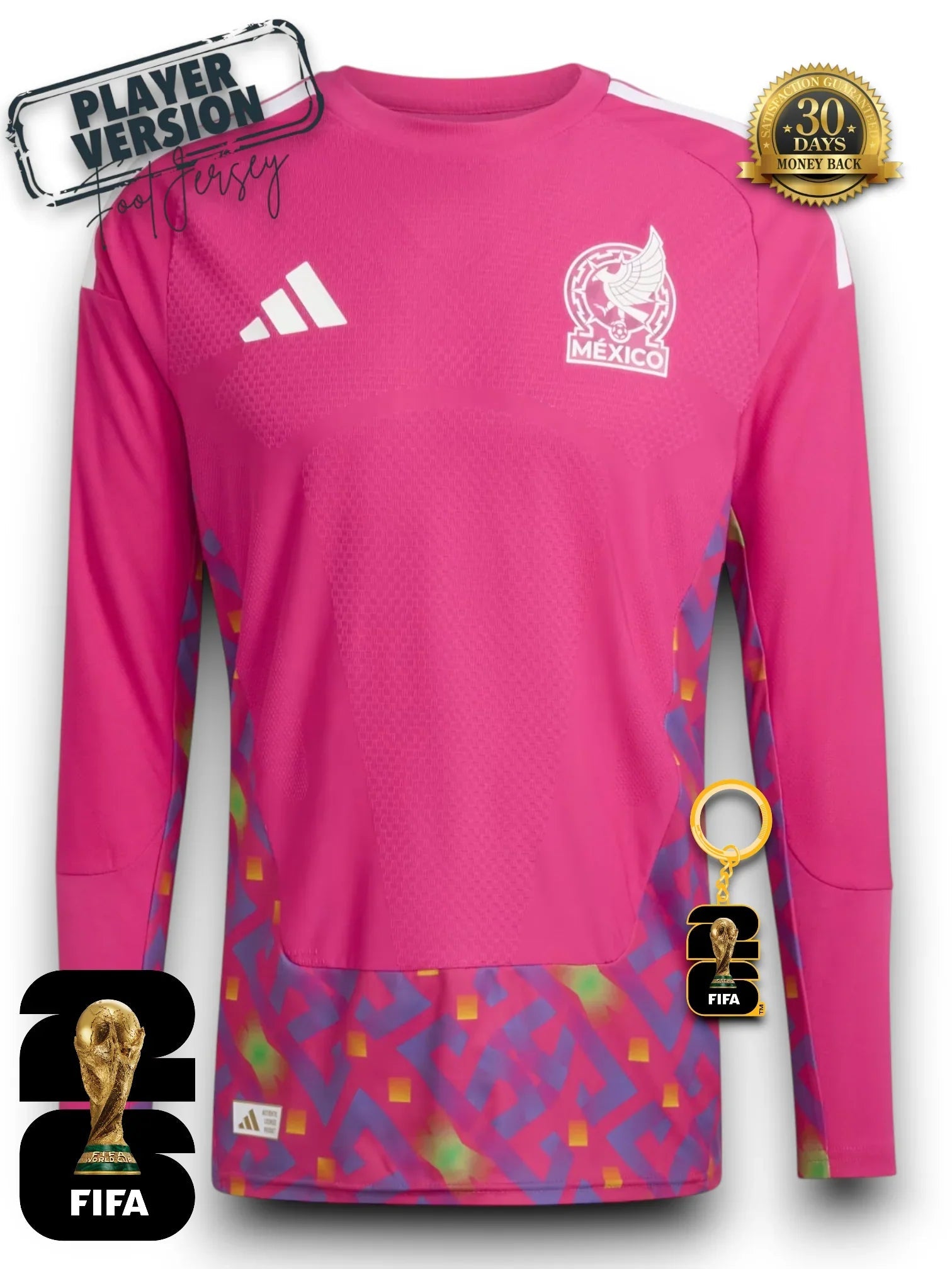 Mexico World Cup 2026 Jersey Player Goalkeeper Jersey - Long Sleeve - FutStore