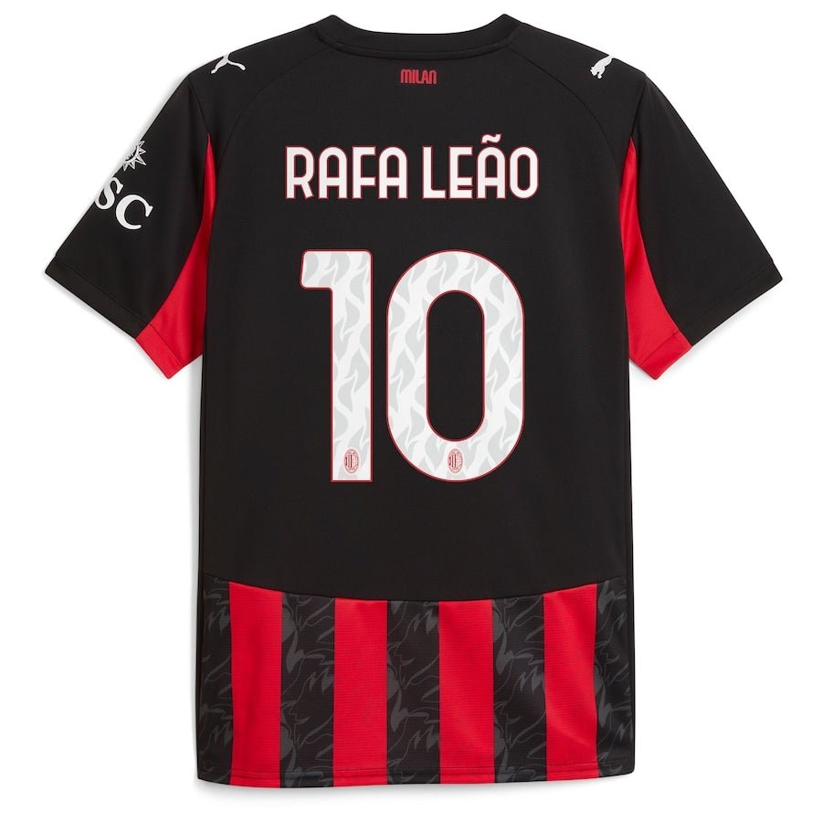 Milan Rafael Leao 10 Home Fan Jersey 2025/26 - FutStore