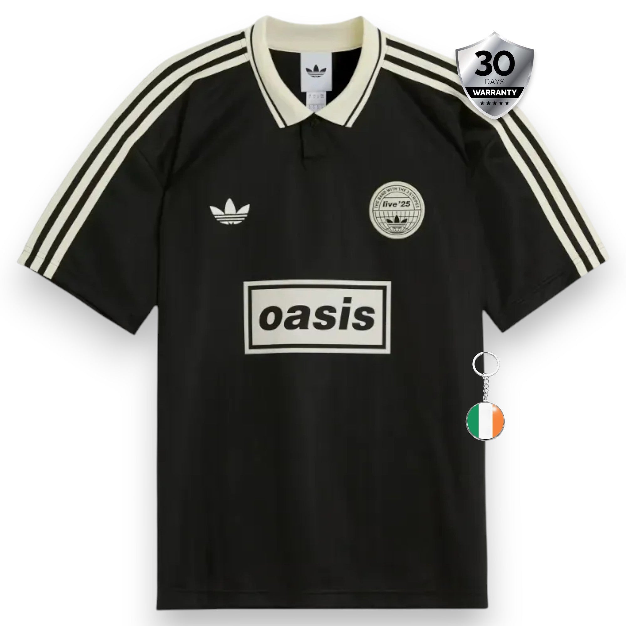 Oasis Jacquard Tour 25' Black Jersey 2025/26 - FutStore
