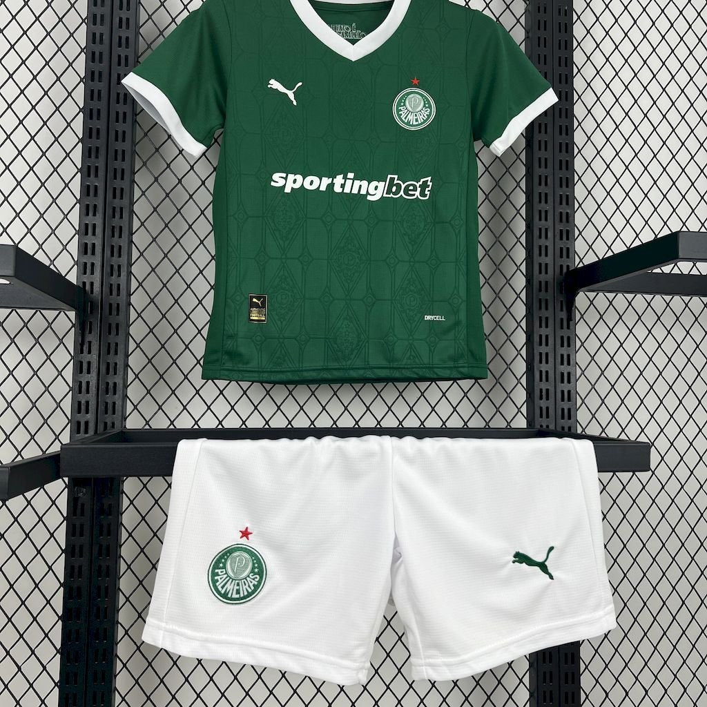 Palmeiras 2025/26 Home Kids Kit - FutStore