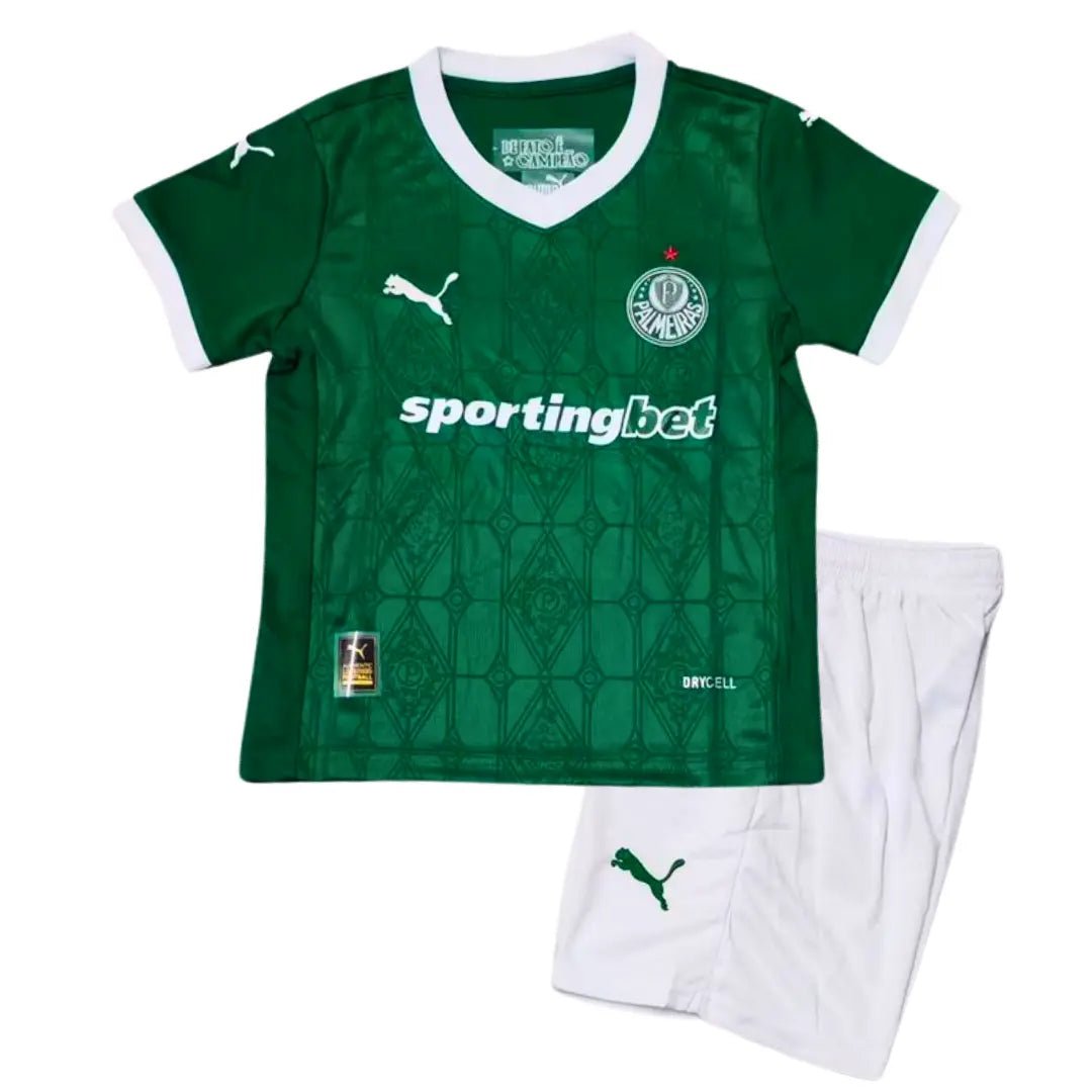 Palmeiras 2025/26 Home Kids Kit - FutStore