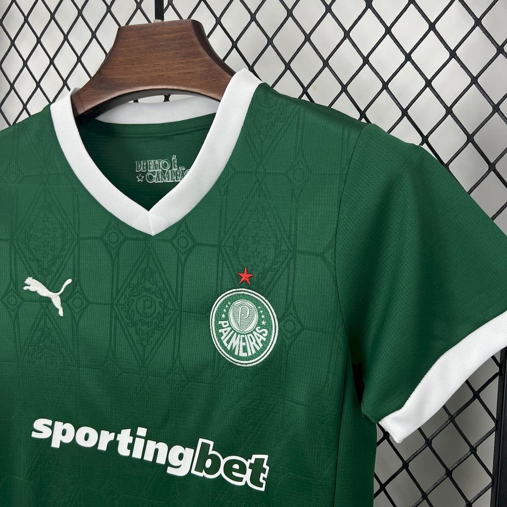 Palmeiras 2025/26 Home Kids Kit - FutStore
