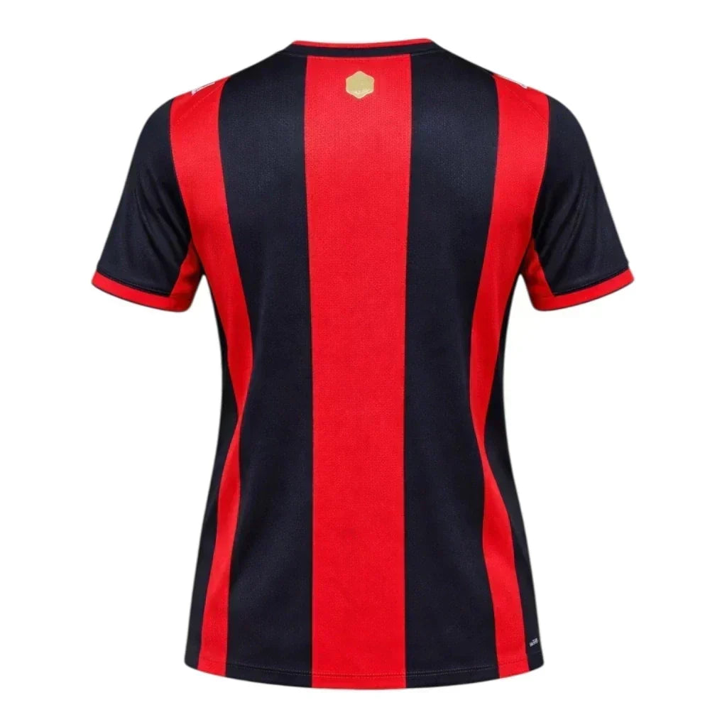 AC Milan home soccer jersey 2026/27 fan version in red and black stripes - view 2