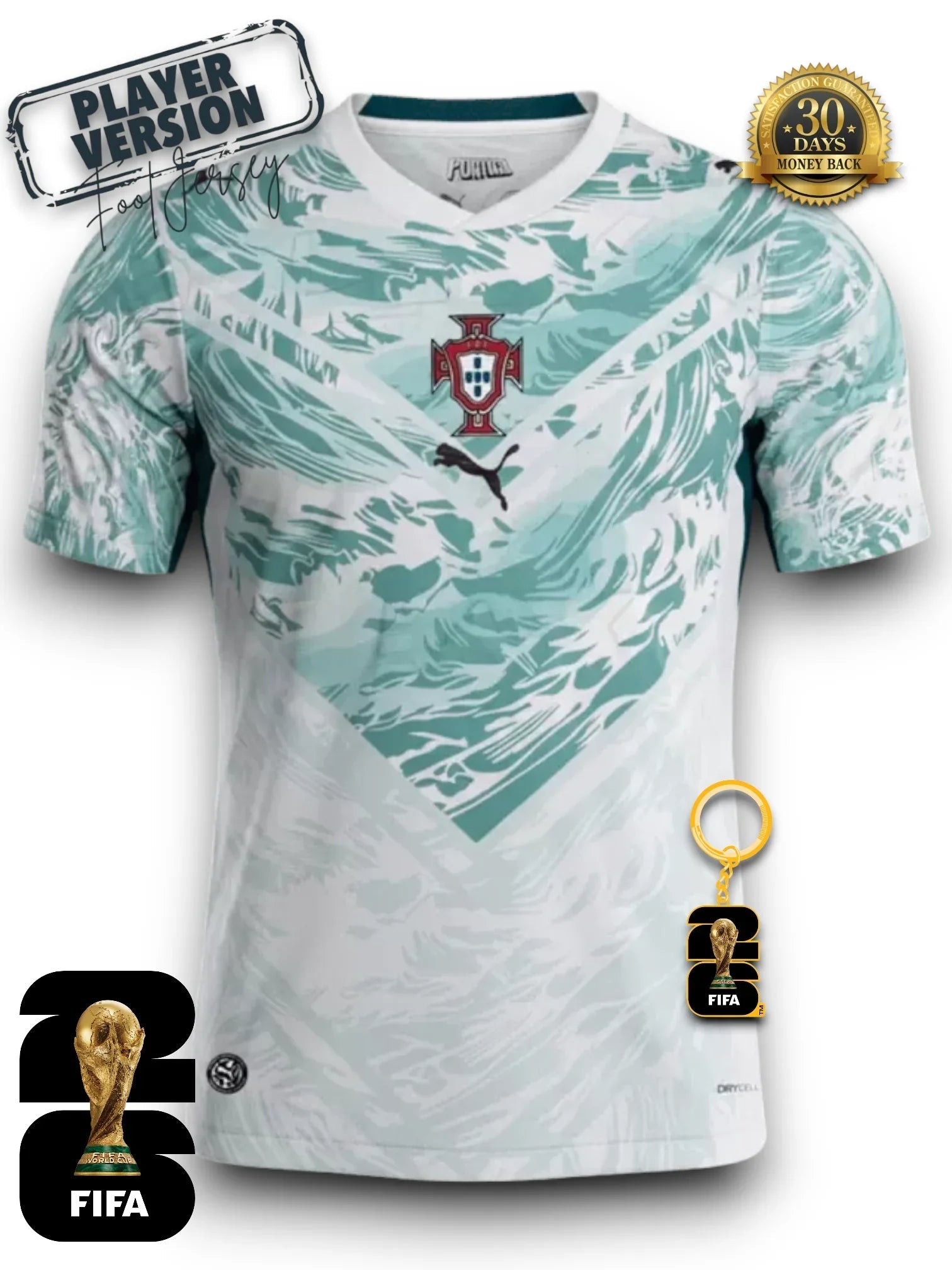 Portugal World Cup 2026 Away Jersey - Player Version - FutStore