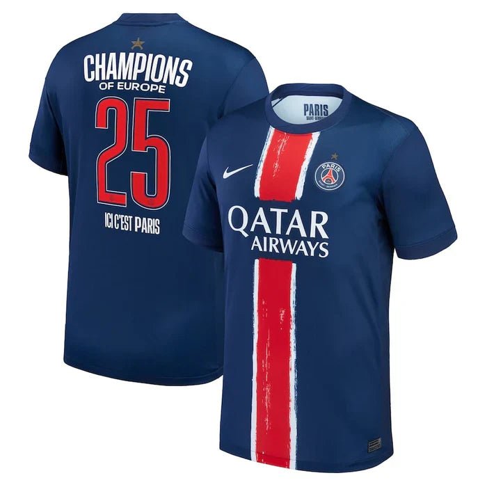 PSG 2025 European Champions 1 Star Jersey - Player Jersey - FutStore