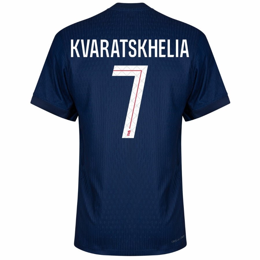 PSG Kvaratskhelia 7 Home Authentic Player [Slim Fit] Player [Slim Fit] Player [Slim Fit] Player 2025/26 Dri - Fit ADV Match - FutStore