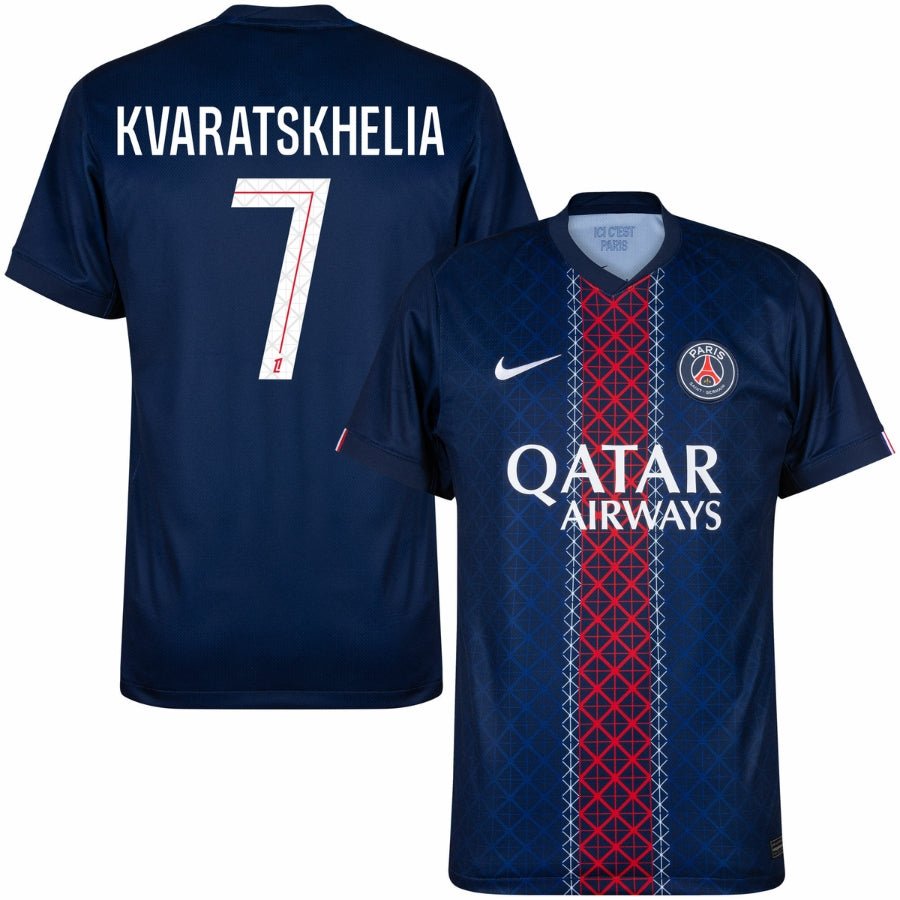 PSG Kvaratskhelia 7 Home Fan Jersey 2025/26 - FutStore