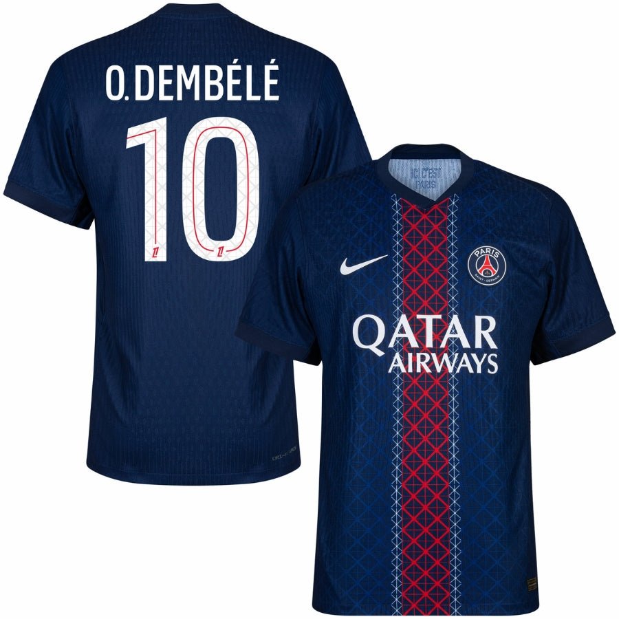 PSG O.Dembélé 10 Home Authentic Player [Slim Fit] Player [Slim Fit] Player [Slim Fit] Player 2025/26 Dri - Fit ADV Match - FutStore
